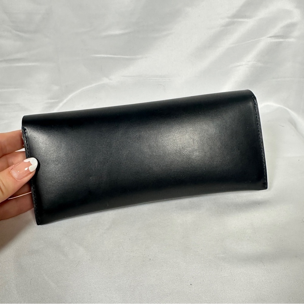 Saint Laurent Black Leather Magnetic Sunglasses / Eyeglasses Case - Picture 4 of 11
